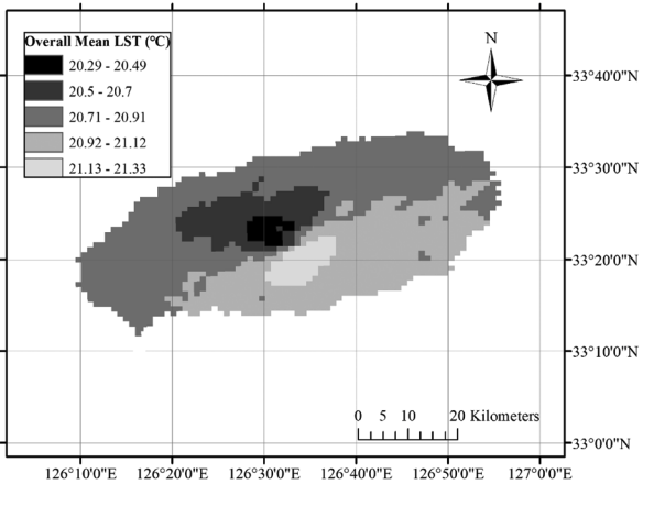 Jeju land surface temperature thumbnail